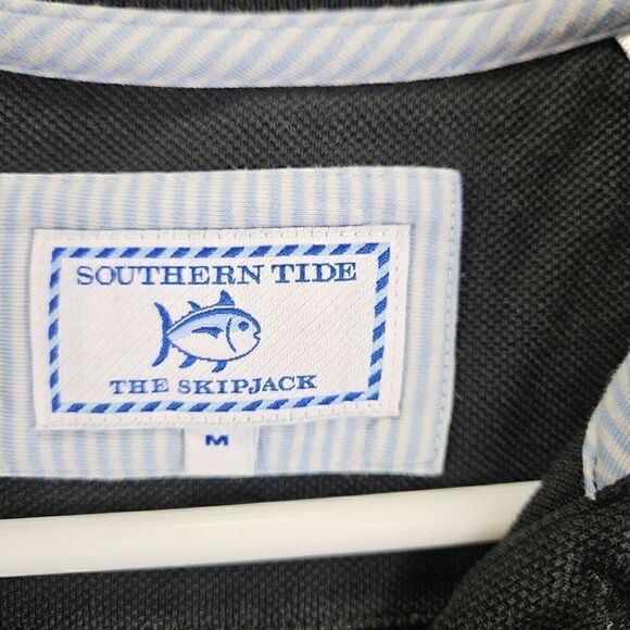 Southern Tide The Skipjack Polo Mens Medium Black Mizzou Tigers Golf Shirt - Picture 5 of 11